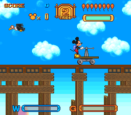 Mickey no Tokyo Disneyland Daibouken (Japan) In game screenshot